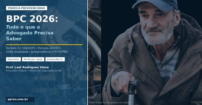 Pessoa em cadeira de rodas e idoso com bengala, representando os beneficiários do BPC 2026